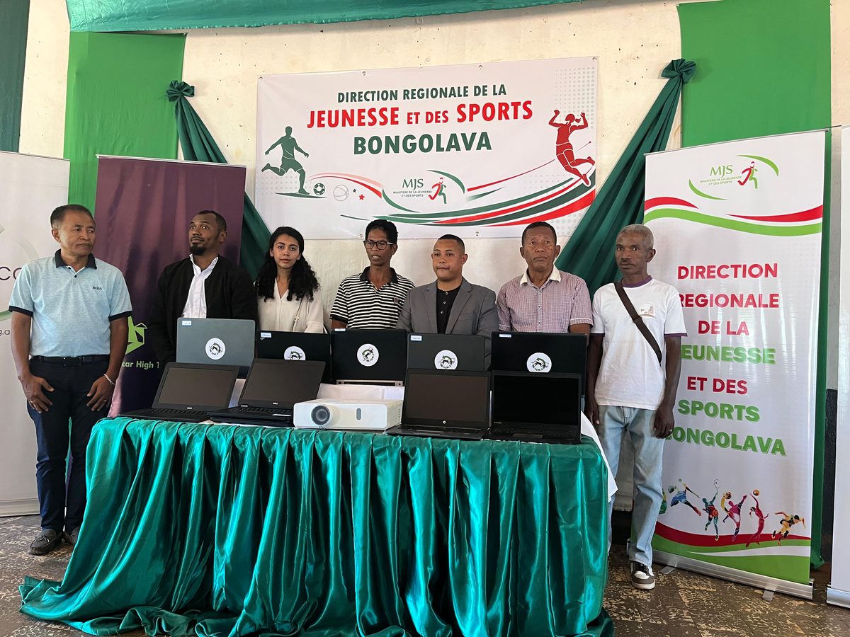 Madagascar students receiving donated ERA technology